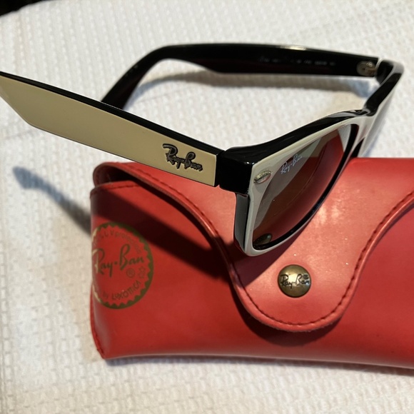 🇮🇹 ITALY RAY-BAN 🇮🇹 WAYFARER SUNGLASSES, CASE & CLEANING CLOTH - Picture 14 of 15